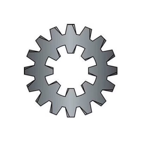 Internal/External Tooth Lock Washer, Steel, Zinc Plated Finish, Titan Fasteners, Mfr#: BHA66